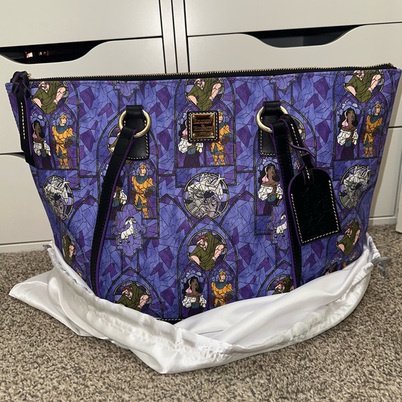 NWOT Dooney & Bourke Disney 25th Anniversary Hunchback Of Norte Dame Tote Purse - Picture 1 of 15